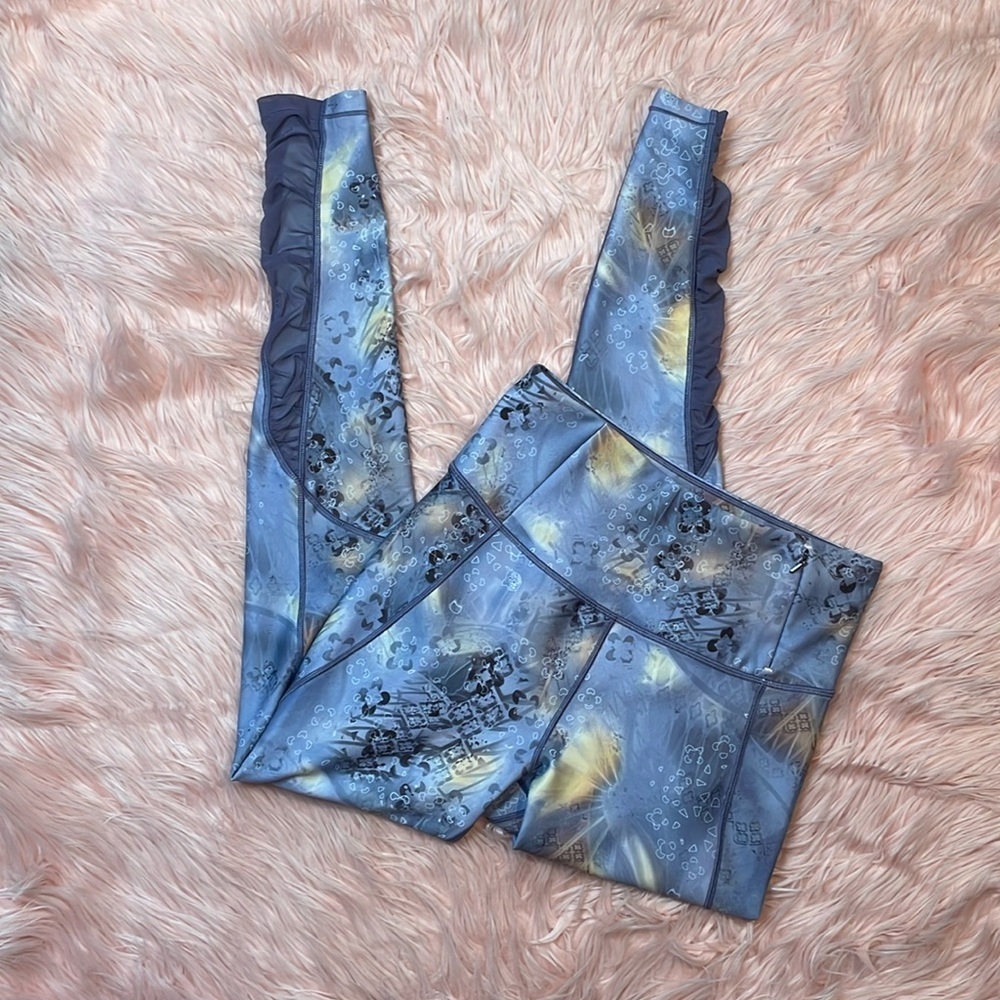 CALIA Leggings Womens Medium Purple Active Yoga Pants Carrie Underwood Mesh Legs